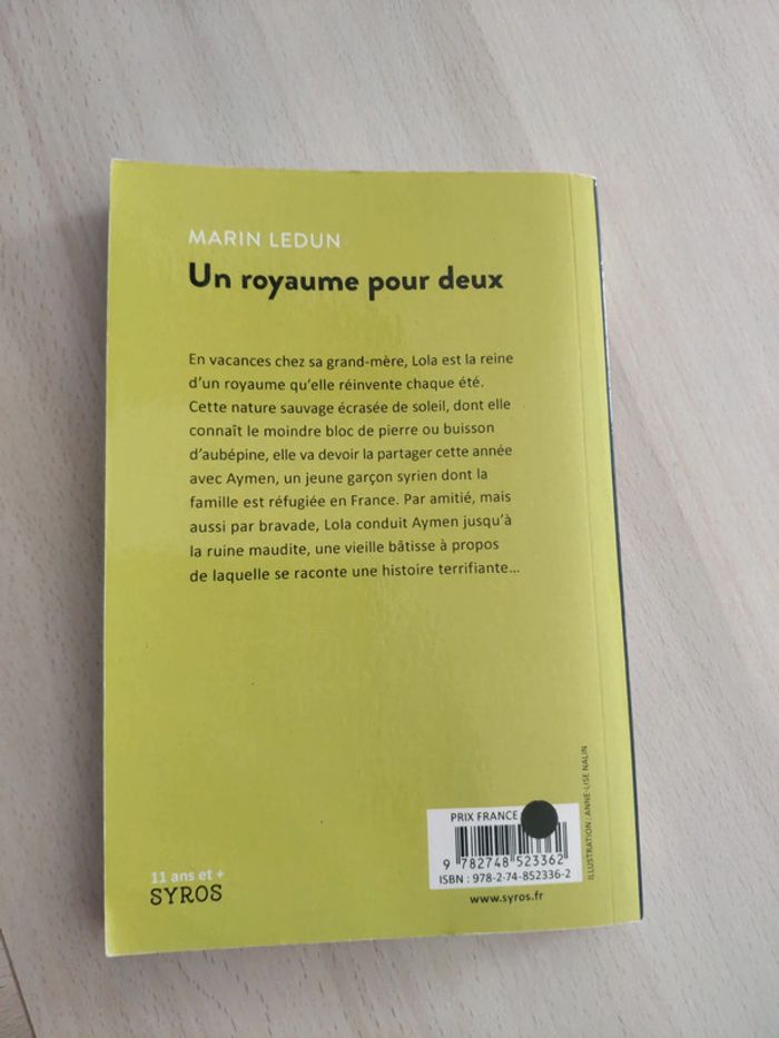 Livre jeunesse un royaume pour deux souris noire Syros Ledun - photo numéro 4