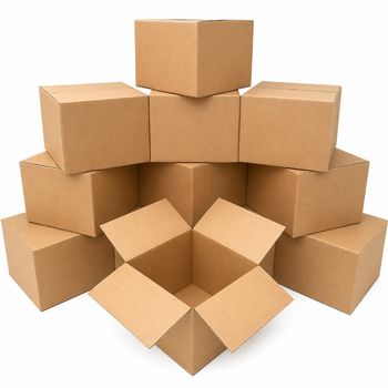 20 Cartons Expédition 160x120x110 mm – Boîtes Colis Simple Cannelure Kraft