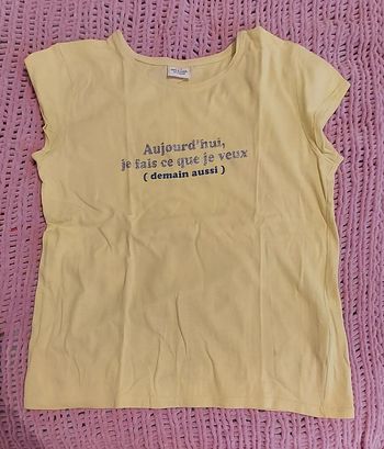 T shirt jaune