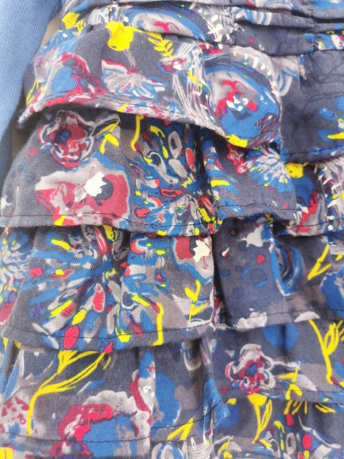 Robe hiver bleu Marese neuve avec étiquette 12 mois - photo numéro 2