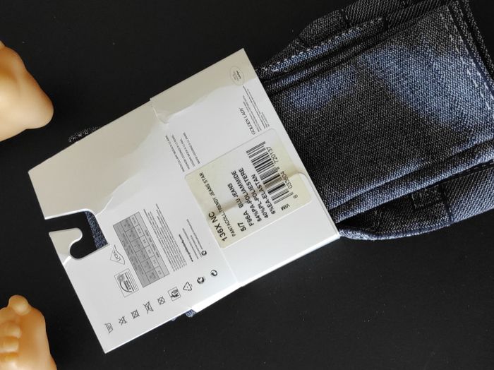 Pantacollant fille 5 ans esprit jean – gris NEUF avec emballage - photo numéro 3