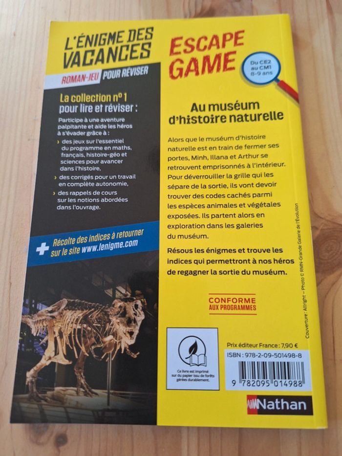 Escape game roman jeu pour reviser - photo numéro 2