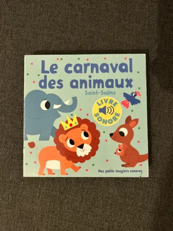Livre sonore le carnaval des animaux