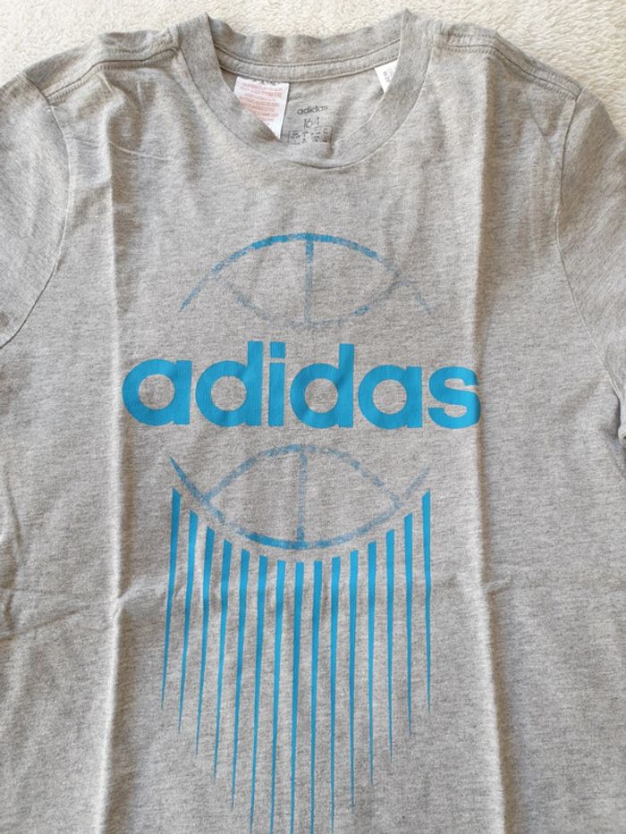 T-shirt 13-14 ans gris comme neuf - photo numéro 2