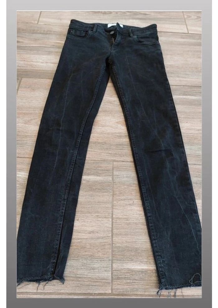 Jeans mango taille 34 noir