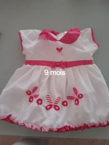 Robe fille 6/9 mois