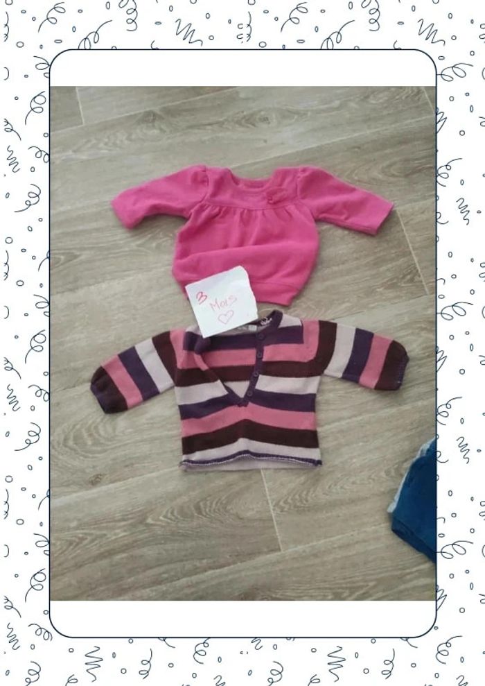 Lot 2 pull hiver 3 mois / maglioni invernali 3 mesi