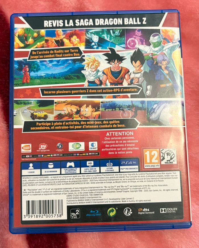 Jeu 🐉 DBZ 🐉 play 4 - photo numéro 2