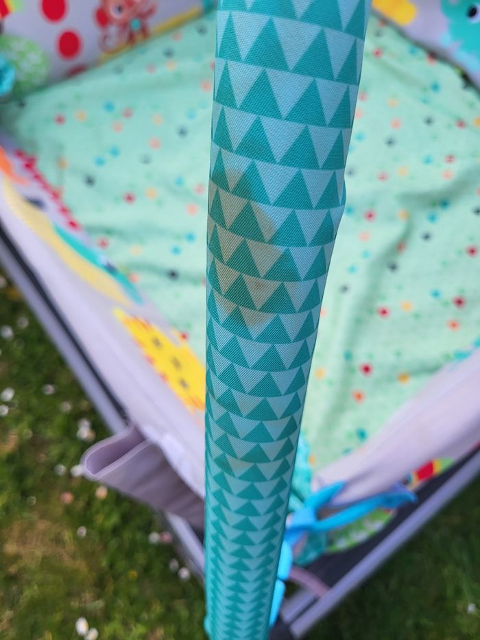 Tapis d éveil en tissus et arceau - photo numéro 4