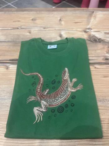 TEE Shirt manches courtes vert ZOE