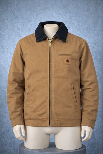 Veste Carhartt Harrington style Detroit • Rework • Taille S • Brown Hamilton / Camel