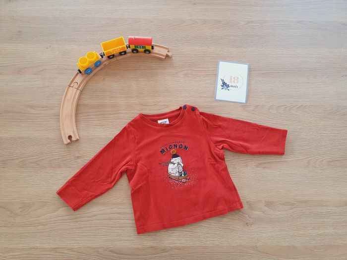 🎿 T-shirt manches longues "Monstrueuse Mignon" TAPE à l'œil - 18 mois 🎿 - photo numéro 4