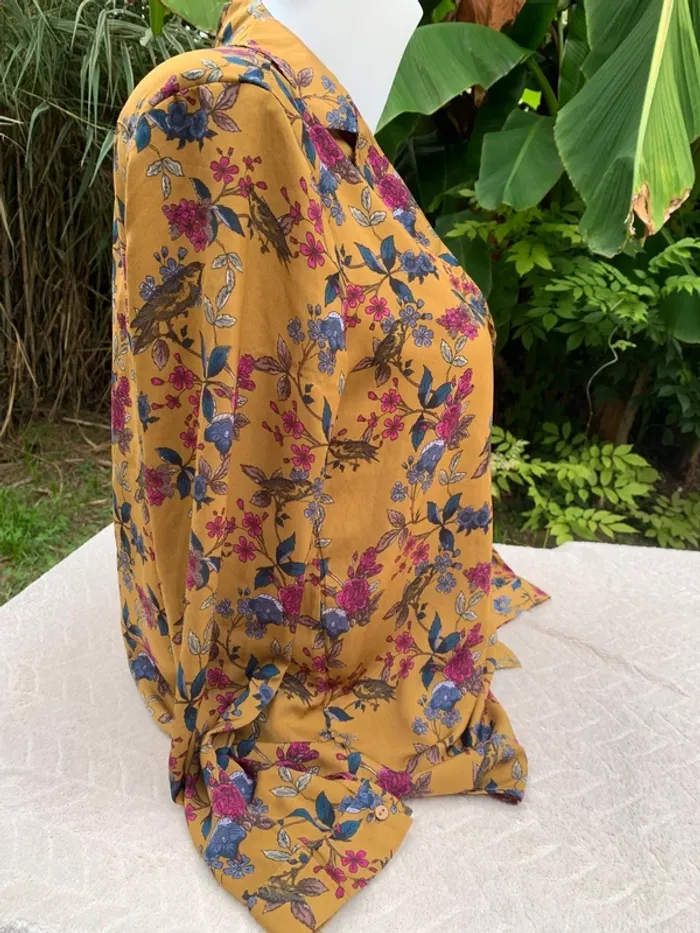 Chemise Kiabi tailleXL fleur manches longues - photo numéro 5