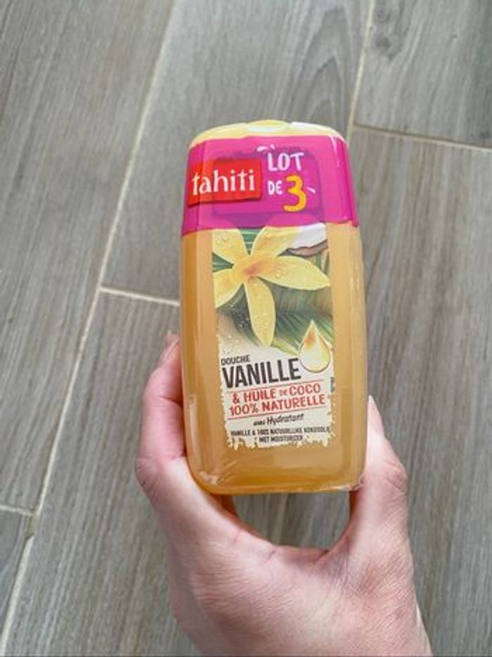 Lot 3 gel douche Tahiti vanille  neuf - photo numéro 2