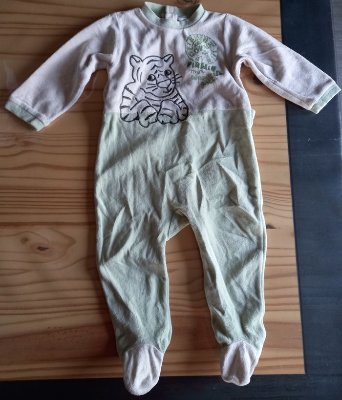 Pyjama velours bébé