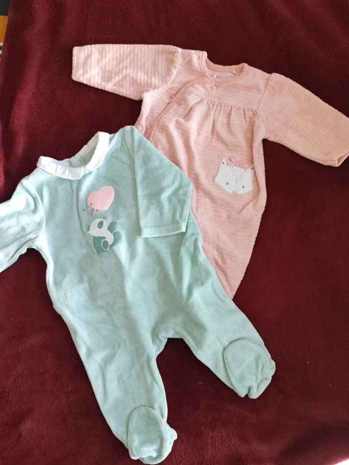 Lot 2 pyjama fille