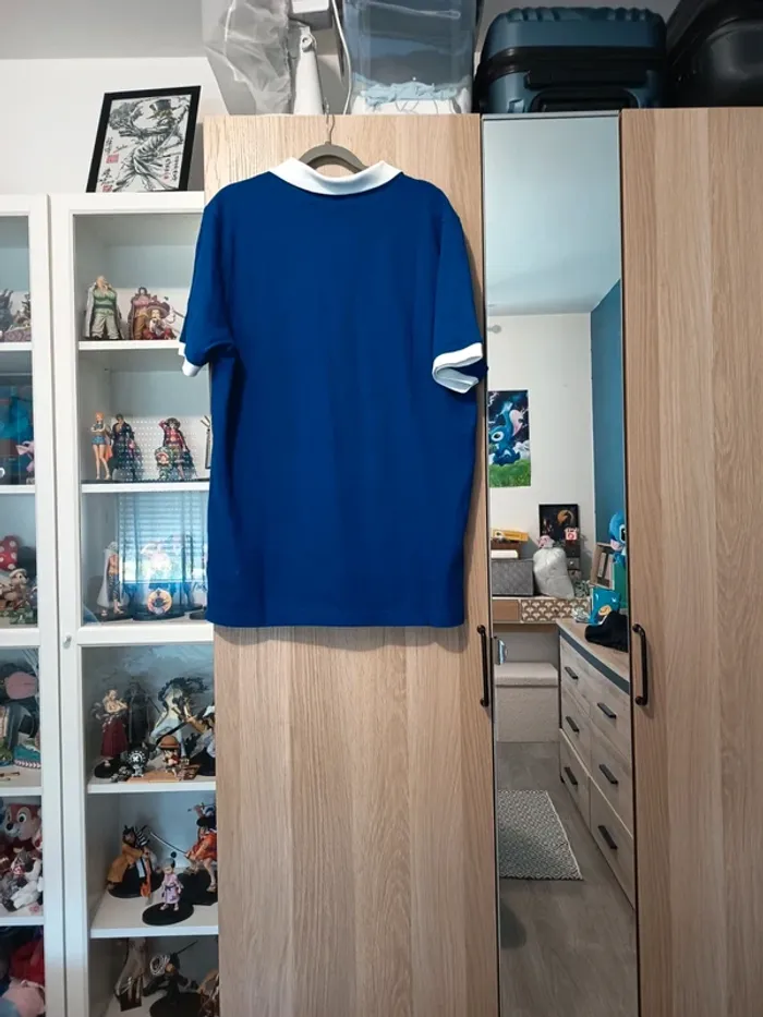 Polo bleu électrique et blanc neuf ellesse - Taille XL - photo numéro 7