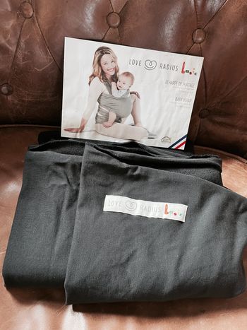 Écharpe de portage love radius noir