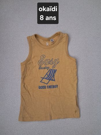 Débardeur okaïdi 8 ans