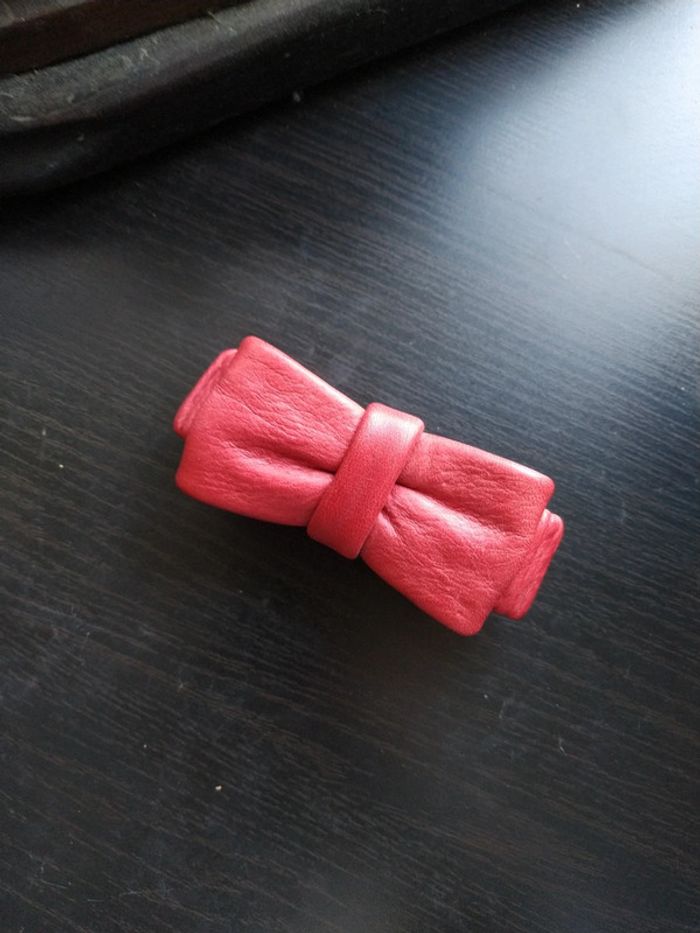 Bracelet en cuir Manoukian rouge