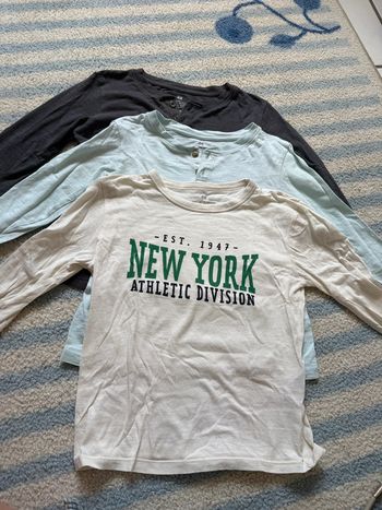 Lot de 3 t shirt à ML H&M 4-6 ans