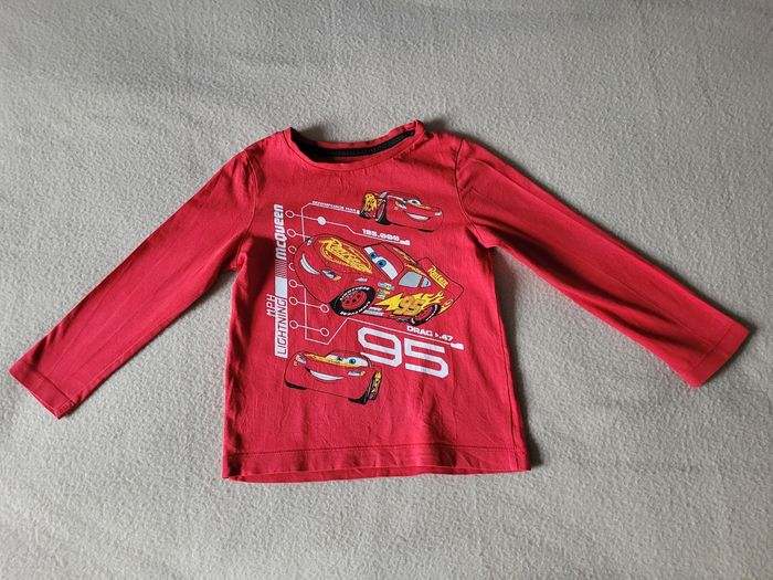 T-shirt manches longues cars 98 cm - photo numéro 2