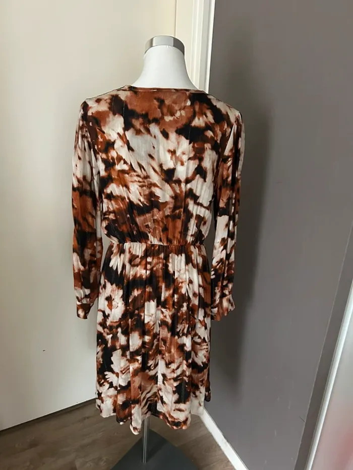 Andromède, robe imprimée, multicolore neuf avec étiquette, taille L/40 - photo numéro 6