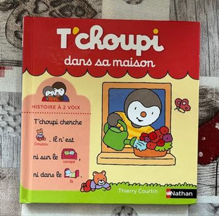 Livre T’choupi Histoire à 2 voix - Dans sa maison