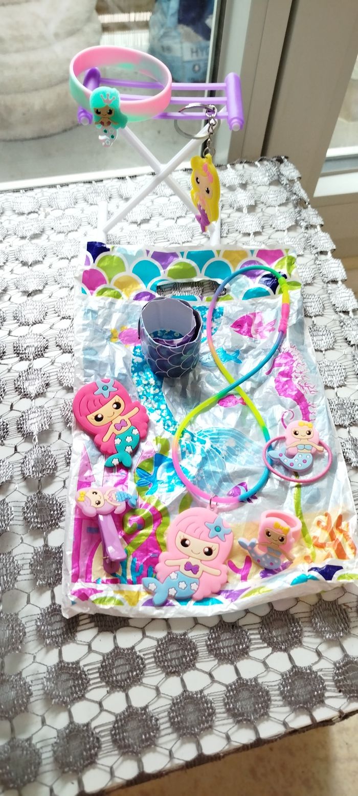 Lot bijoux sirène 🧜‍♀️ pour fille - photo numéro 4