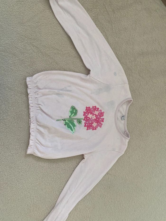 T-shirt manche longue taille 5 ans - photo numéro 3