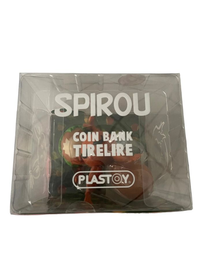 Tirelire Plastoy Spirou écureuil Spip 12 x 12 cm neuf - photo numéro 6