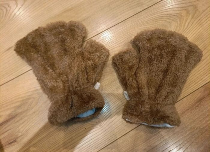 Gants mitaines pattes de chat chien ours - photo numéro 3