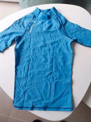Tee shirt Bleu anti uv T10A