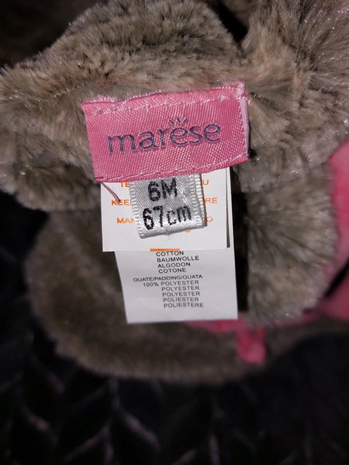 Manteau Marese 6 mois - 67 cm réversible tbe - photo numéro 3