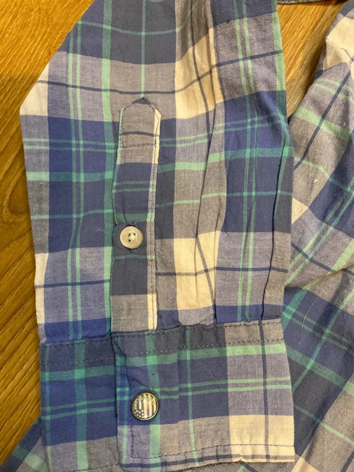 Chemise manche longue à carreaux garçon - photo numéro 6