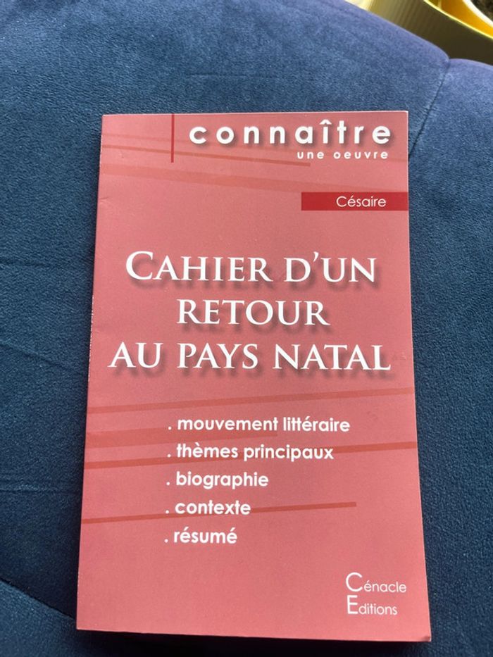 cahier d’un retour au pays natal