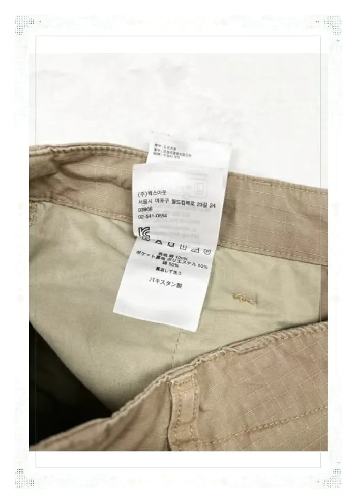 Carhartt pantalon cargo beige homme taille M coton - photo numéro 9