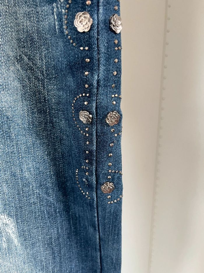 Jean skinny bleu marine - photo numéro 3