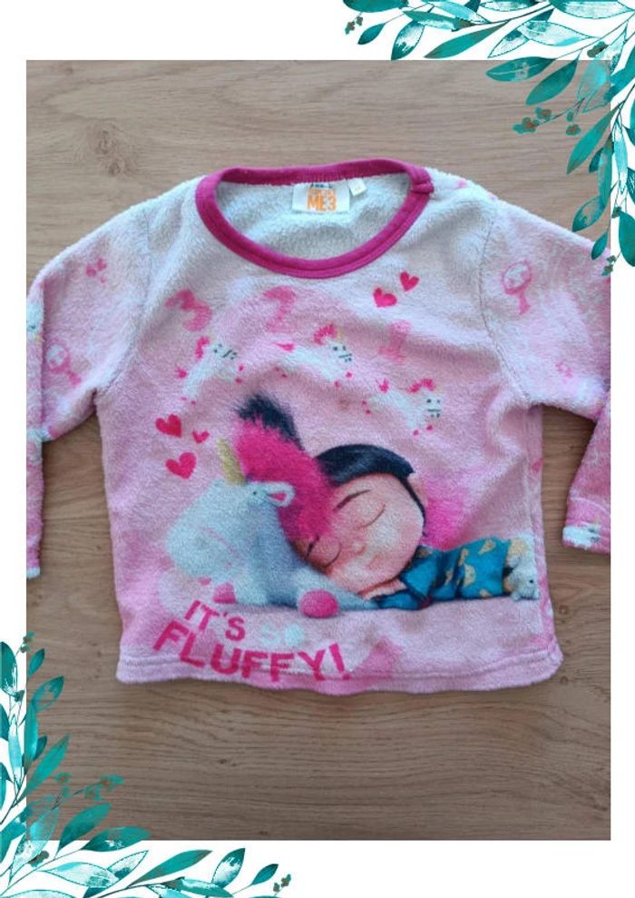 Pyjama fille 4 ans Moi moche et méchant - photo numéro 3