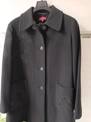 Manteau La Maison du Jersey, noir, laine/cachemire t.44