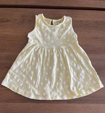 Robe été neuve fleurs 100% coton bio Kiabi 12 mois