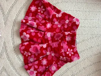 Jupe chaude fleurs