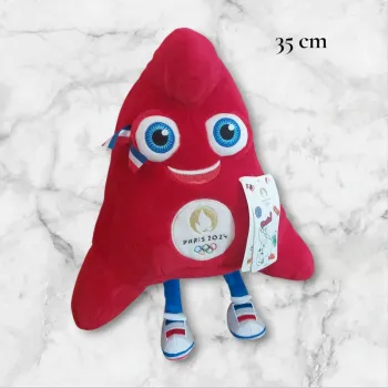 Peluche mascotte officiel paris 2024 neuve avec étiquette