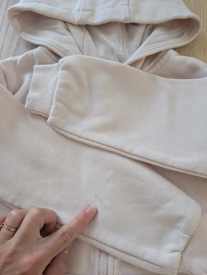 Sweat zippé Primark rose pâle - photo numéro 3