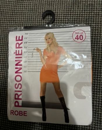 Robe prisonnière - déguisement femme