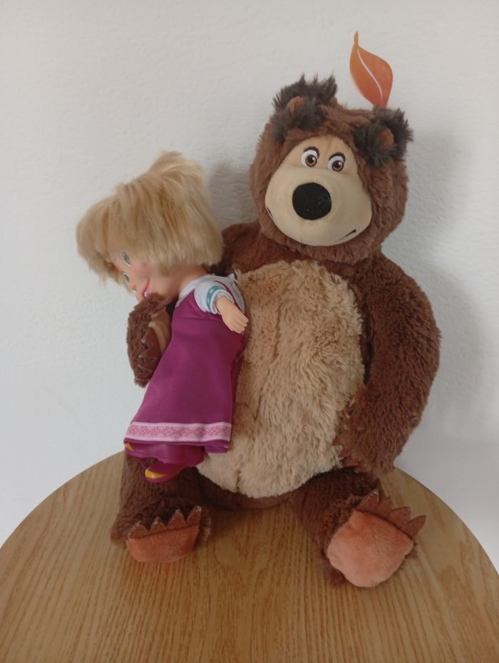Masha et Mishka peluches - photo numéro 2