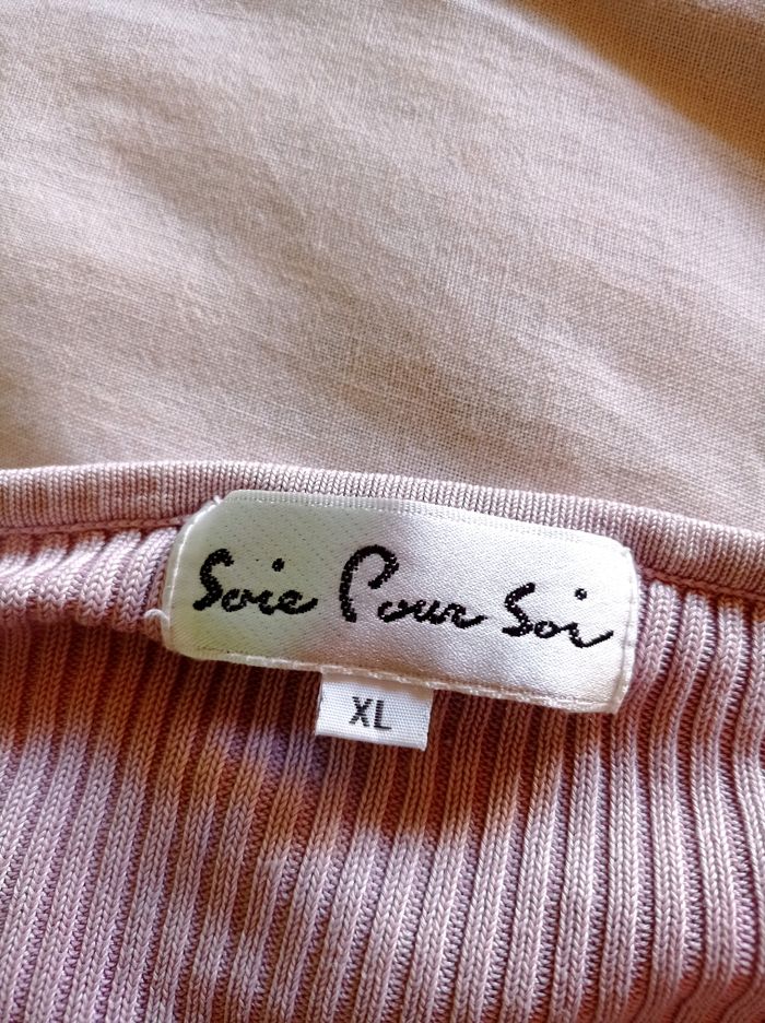 🌸Pull en soie, Soie pour soi, taille XL - photo numéro 3