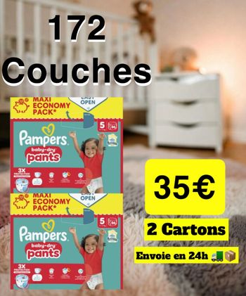 Pampers Baby Pants Taille 5 Neuf Lotx2