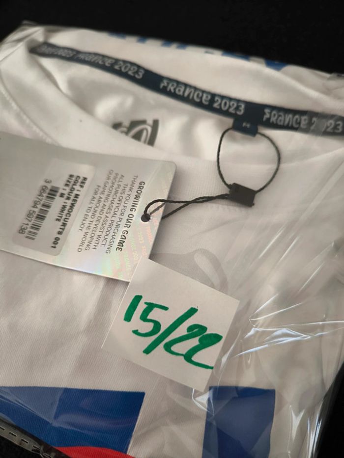 T shirt rugby World cup France 2023 taille M neuf - photo numéro 4
