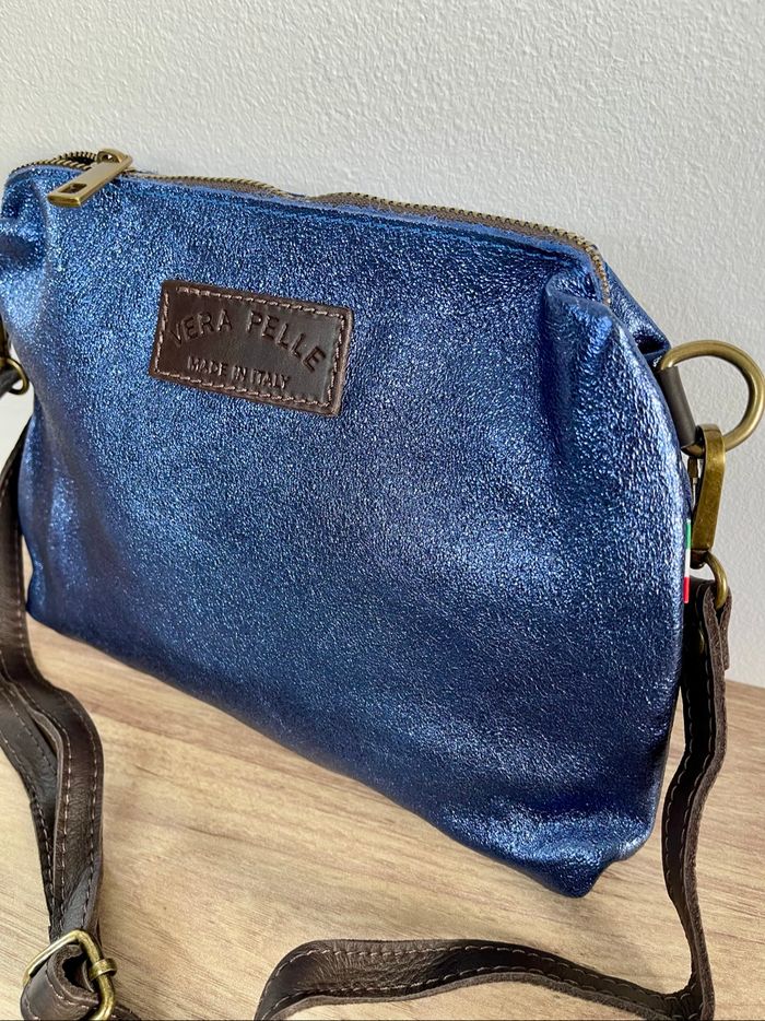 Sac à main en cuir italien multi fonctions - photo numéro 9